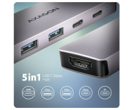 Axagon HMC-5H60 USB-C 5Gbps 5in1 hub - 1485453 - zdjęcie 4